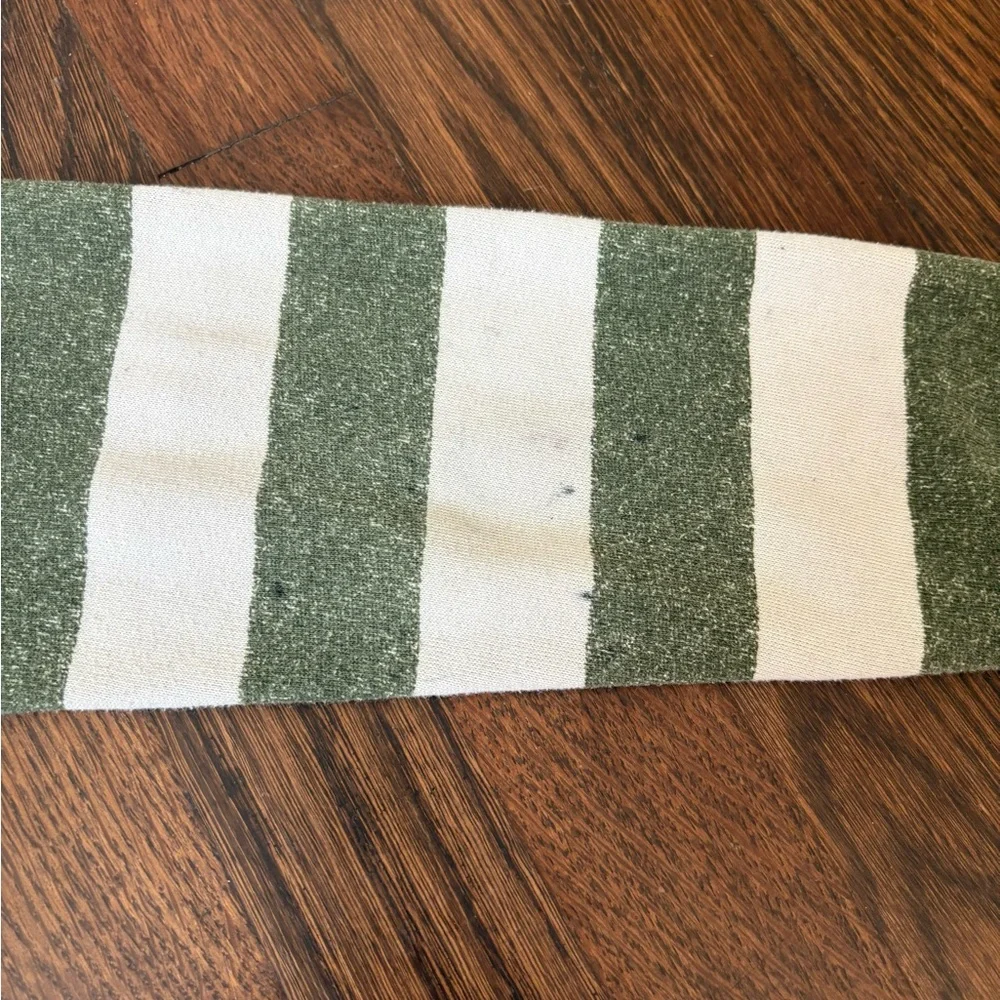 Gap kids boys green and white striped shirt
